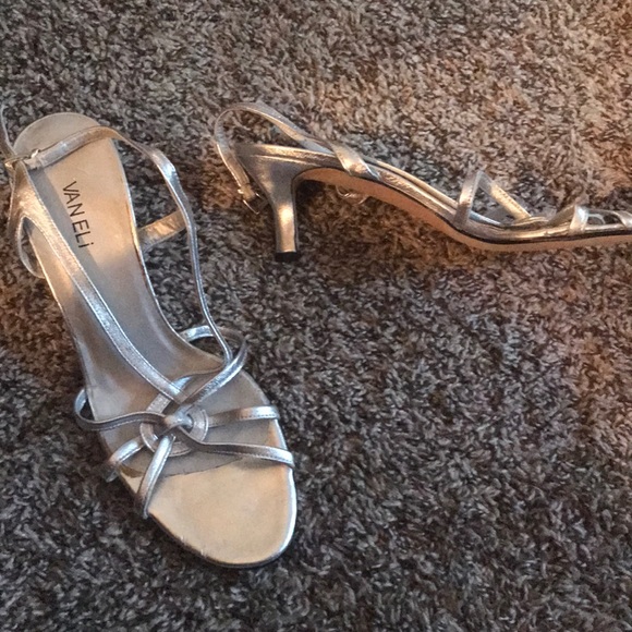 VANELi Silver Heeled Sandal - Picture 3 of 3